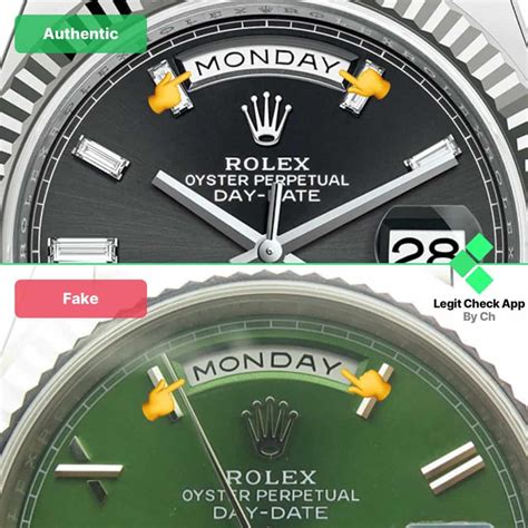 spot fake day date rolex|rolex knockoff watches day date.